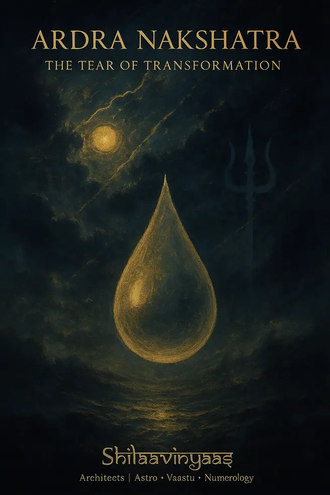 Ardra Nakshatra – The Tear of Transformation and the Storm that Heals (Nakshatra-6)