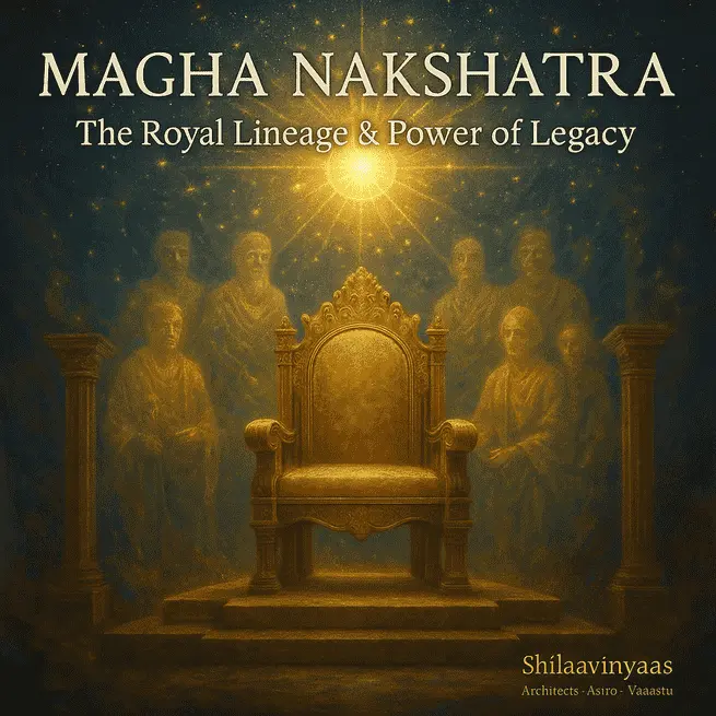 Magha Nakshatra – The Royal Throne of Ancestors and Power of Legacy (Nakshatra-10)