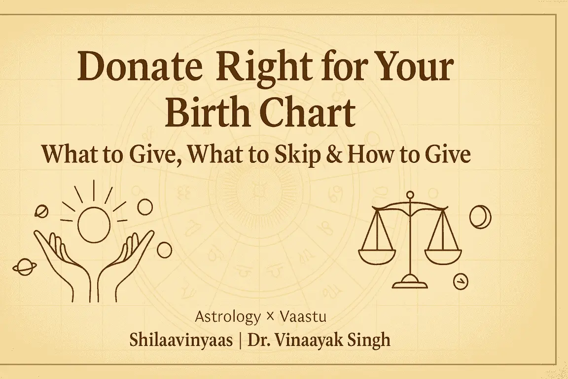 Kundli-Aligned Charity: Birth-Chart Rules : Donate Right for Your Birth Chart: What to Give, What to Skip & How to Give