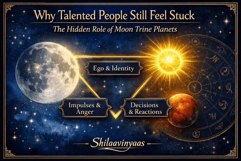 Why Talented People Still Feel Stuck: The Hidden Role of Moon along with its Trine Planets