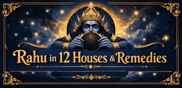 Rahu in 12 Houses Explained: Effects, Karma, Activation Signs and Powerful Remedies